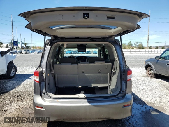 2014 Nissan Quest S with VIN JN8AE2KP2E9106372, listed as a Copart auction lot 48305695 with 95,367 mi miles and Salvage Title. Bid and sale history available at carsss.com. Image 6.