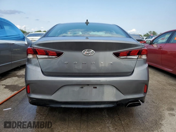 2018 Hyundai Sonata Sport with VIN 5NPE34AF1JH659488, listed as a Copart auction lot 63916064 with 28,417 mi miles and Salvage Title. Bid and sale history available at carsss.com. Image 6.
