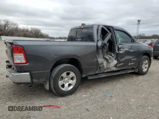 2023 Ram 1500 Big Horn with VIN 1C6RRFBG9PN558279, listed as a Copart auction lot 46972745 with 95,001 mi miles and Salvage Title. Bid and sale history available at carsss.com. Image 3.