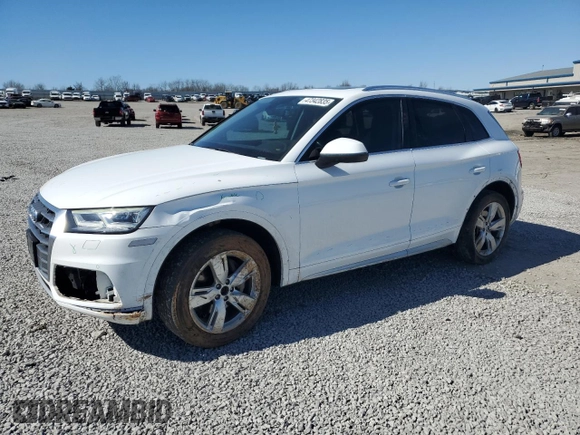 2019 Audi Q5 Premium Plus with VIN WA1BNAFYXK2036146, listed as a Copart auction lot 47342835 with 76,817 mi miles and Salvage Title. Bid and sale history available at carsss.com. Image 1.