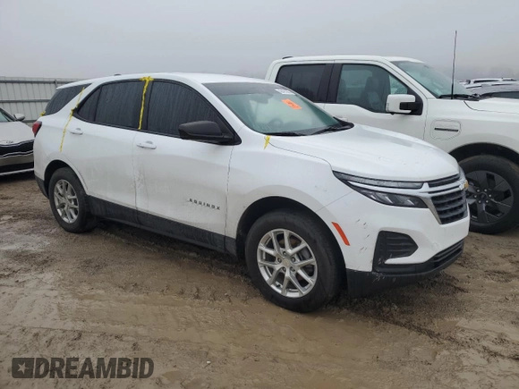 2022 Chevrolet Equinox LS z VIN 3GNAX5EV3NS161855, wystawiony jako Copart lot #43421695 z przebiegiem 94 383 mil mil oraz Szkoda całkowita • Salvage title. Historia ofert i sprzedaży dostępna na DreamBid. Obrazek 4.