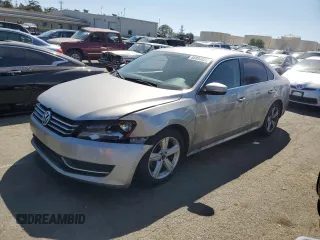 2013 Volkswagen Passat SE with VIN 1VWBP7A34DC042341, listed as a Copart auction lot 66894324 with 200,944 mi miles and Salvage title. Bid and sale history available at DreamBid. Image 1.