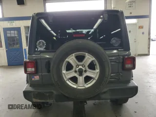 2021 Jeep Wrangler Unlimited Sport S with VIN 1C4HJXDN0MW616430, listed as a Copart auction lot 55697425 with 84,109 mi miles and Salvage title. Bid and sale history available at DreamBid. Image 6.