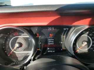 2022 Jeep Wrangler Unlimited Rubicon с VIN 1C4HJXFN3NW193177, выставлен на аукционе Copart как лот 82002224 с пробегом 34 762 миль миль и Списание • Salvage title. История ставок и продаж доступна на DreamBid. Изображение 9.