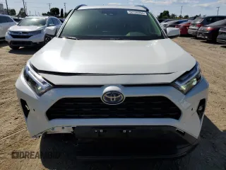 2022 Toyota RAV4 Hybrid XLE Premium with VIN JTMB6RFV1ND521761, listed as a Copart auction lot 52150265 with 46,391 mi miles and Salvage title. Bid and sale history available at DreamBid. Image 5.