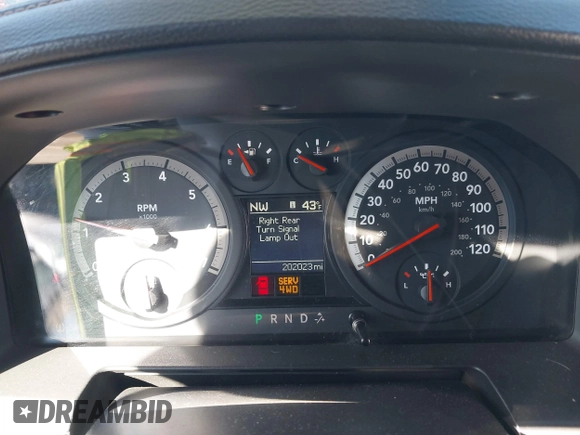 2012 Ram 1500 Sport with VIN 1C6RD7MT2CS277242, listed as a IAAI auction lot 41686364 with 202,023 mi miles. Bid and sale history available at carsss.com. Image 7.