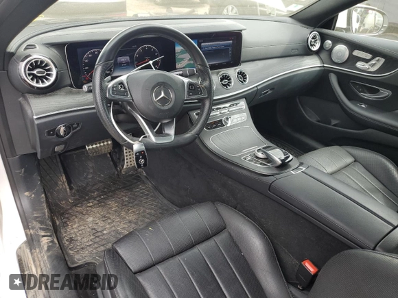 2018 Mercedes-Benz E-Class E 400 with VIN WDD1J6GB2JF024526, listed as a Copart auction lot 57150034 with 57,787 mi miles and Salvage Title. Bid and sale history available at carsss.com. Image 8.