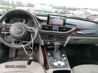 2016 Audi A6 3.0T Premium Plus with VIN WAUFGAFCXGN160524, listed as a Copart auction lot 40985503 with 47,575 mi miles. Bid and sale history available at carsss.com. Image 8.