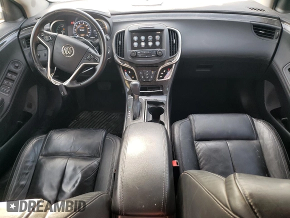 2016 Buick LaCrosse Leather with VIN 1G4GB5G33GF234822, listed as a Copart auction lot 44968735 with 132,628 mi miles and Salvage title. Bid and sale history available at DreamBid. Image 8.
