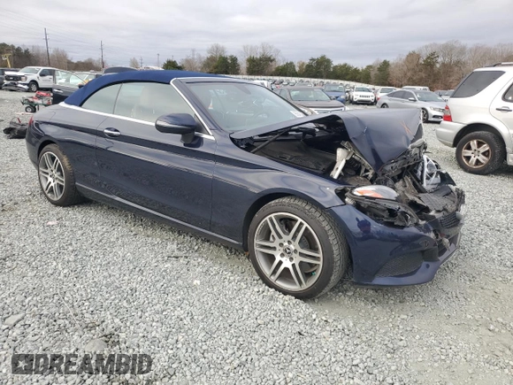 2017 Mercedes-Benz C 300 with VIN WDDWK4JB7HF562231, listed as a Copart auction lot 85646094 with Not Provided miles and Salvage Title. Bid and sale history available at DreamBid. Image 4.