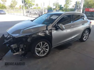 2018 Infiniti QX30 Pure with VIN SJKCH5CPXJA002505, listed as a IAAI auction lot 42276620 with 90,555 mi miles and . Bid and sale history available at DreamBid. Image 17.