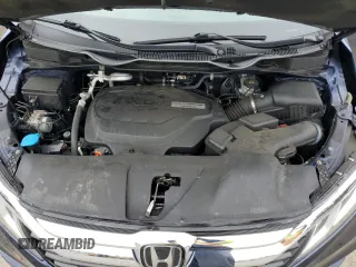 2020 Honda Odyssey EX-L with VIN 5FNRL6H70LB051653, listed as a Copart auction lot 45387985 with 63,747 mi miles and Salvage Title. Bid and sale history available at carsss.com. Image 12.