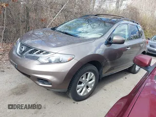 2013 Nissan Murano SV with VIN JN8AZ1MW8DW311181, listed as a IAAI auction lot 41891833 with 162,091 mi miles. Bid and sale history available at carsss.com. Image 2.