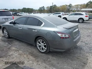 2014 Nissan Maxima SV with VIN 1N4AA5AP4EC912507, listed as a IAAI auction lot 41875448 with 132,127 mi miles and . Bid and sale history available at DreamBid. Image 3.
