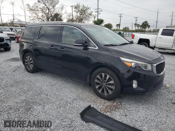 2016 Kia Sedona SX with VIN KNDMC5C15G6141728, listed as a Copart auction lot 88415325 with 312,895 mi miles and Clean Title. Bid and sale history available at carsss.com. Image 4.