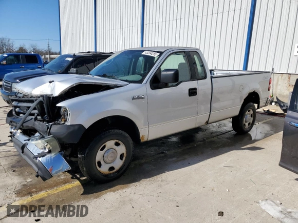 2005 Ford F-150 XL with VIN 1FTRF14WX5NC09959, listed as a Copart auction lot 43394285 with 205,998 mi miles and Non Repairable. Bid and sale history available at carsss.com. Image 1.