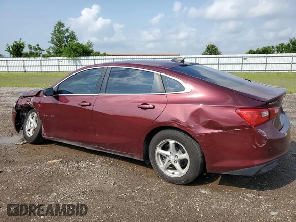 2016 Chevrolet Malibu LS z VIN 1G1ZB5ST2GF323424, wystawiony jako Copart lot #53202885 z przebiegiem 152 371 mil mil oraz Szkody całkowita. Historia ofert i sprzedaży dostępna na DreamBid. Obrazek 2.