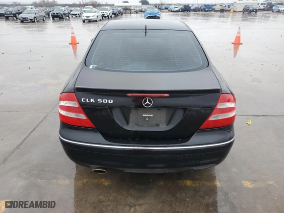 2005 Mercedes-Benz CLK-Class 5.0L with VIN WDBTJ75J05F138614, listed as a Copart auction lot 44733355 with 113,866 mi miles and Salvage Title. Bid and sale history available at carsss.com. Image 6.