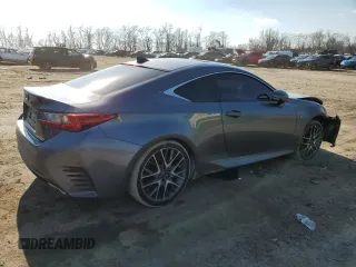 2018 Lexus RC 300 with VIN JTHS85BC8J5004516, listed as a Copart auction lot 44033395 with 63,537 mi miles and Salvage title. Bid and sale history available at DreamBid. Image 3.