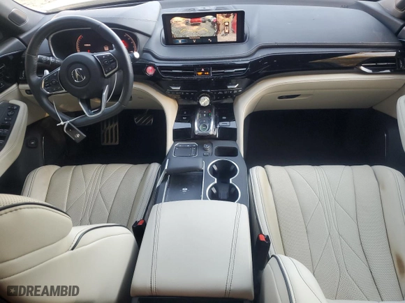 2022 Acura MDX Type S w/Advance Package with VIN 5J8YD8H82NL004476, listed as a Copart auction lot 77620104 with 26,943 mi miles and Salvage Title. Bid and sale history available at carsss.com. Image 8.