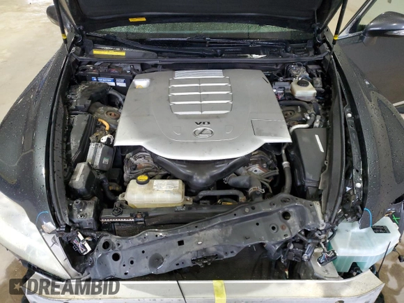 2011 Lexus LS 460 with VIN JTHCL5EF4B5012011, listed as a Copart auction lot 50209825 with 97,658 mi miles and Salvage title. Bid and sale history available at DreamBid. Image 11.