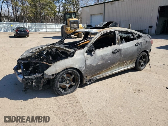 2017 Honda Civic Sedan Si with VIN 2HGFC1E50HH700573, listed as a Copart auction lot 42122985 with 0 mi miles and Salvage Title. Bid and sale history available at carsss.com. Image 1.