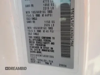 2018 Nissan NV200 SV с VIN 3N6CM0KN7JK691366, выставлен на аукционе Copart как лот 56069815 с пробегом 73 039 миль миль и Списание • Salvage title. История ставок и продаж доступна на DreamBid. Изображение 12.