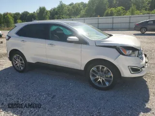2015 Ford Edge Titanium z VIN 2FMTK4K84FBB64176, wystawiony jako Copart lot #57729005 z przebiegiem 50 654 mil mil oraz Szkoda całkowita • Salvage title. Historia ofert i sprzedaży dostępna na DreamBid. Obrazek 4.