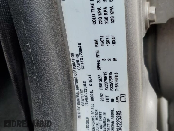 2008 GMC Canyon SLE2 with VIN 1GTCS43E288225393, listed as a Copart auction lot 45380955 with 148,489 mi miles and Salvage Title. Bid and sale history available at carsss.com. Image 14.