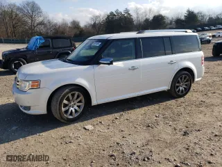 2012 Ford Flex Limited with VIN 2FMGK5DC6CBD14440, listed as a Copart auction lot 85931854 with 212,445 mi miles and Salvage Title. Bid and sale history available at carsss.com. Image 1.