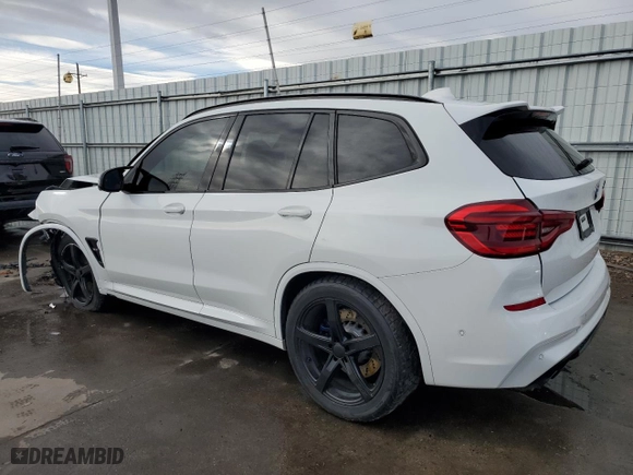 2020 BMW X3 M Competition with VIN 5YMTS0C06L9B27171, listed as a Copart auction lot 86445614 with NaN miles and Salvage Title. Bid and sale history available at carsss.com. Image 2.