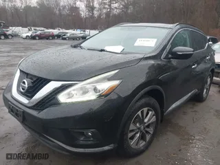 2015 Nissan Murano SL with VIN 5N1AZ2MH8FN203666, listed as a IAAI auction lot 41468871 with 103,269 mi miles. Bid and sale history available at carsss.com. Image 2.