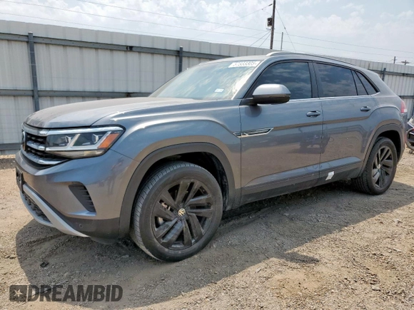 2022 Volkswagen Atlas SE with VIN 1V2JE2CA3NC205175, listed as a Copart auction lot 57333305 with 45,161 mi miles and Salvage title. Bid and sale history available at DreamBid. Image 1.