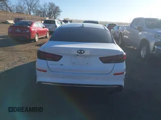 2019 Kia Optima LX with VIN 5XXGT4L39KG280991, listed as a IAAI auction lot 41639322 with 107,039 mi miles. Bid and sale history available at carsss.com. Image 16.