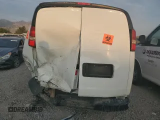 2012 GMC Savana Cargo Van with VIN 1GTS8AF46C1184540, listed as a Copart auction lot 79615414 with 390,078 mi miles and Salvage Title. Bid and sale history available at carsss.com. Image 6.