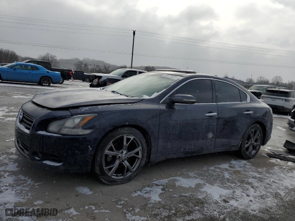 2014 Nissan Maxima 3.5 SV with VIN 1N4AA5AP2EC450433, listed as a Copart auction lot 45677885 with 162,174 mi miles and Salvage Title. Bid and sale history available at carsss.com. Image 1.