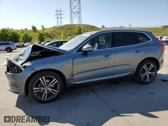 2019 Volvo XC60 Momentum with VIN LYV102RK4KB191805, listed as a Copart auction lot 62419245 with 63,301 mi miles and Salvage title. Bid and sale history available at DreamBid. Image 1.