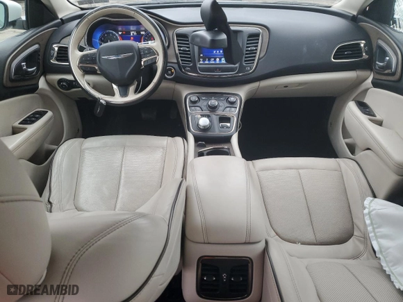 2015 Chrysler 200 C with VIN 1C3CCCEG3FN530670, listed as a Copart auction lot 44214105 with 142,326 mi miles and Salvage Title. Bid and sale history available at carsss.com. Image 8.