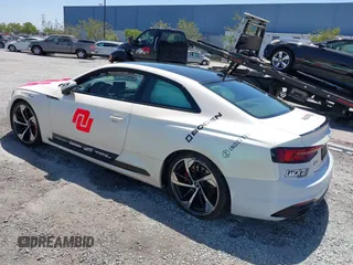 2018 Audi RS 5 z VIN WUAPWAF55JA903152, wystawiony jako IAAI lot #42193996 z przebiegiem 95 730 mil mil oraz . Historia ofert i sprzedaży dostępna na DreamBid. Obrazek 3.