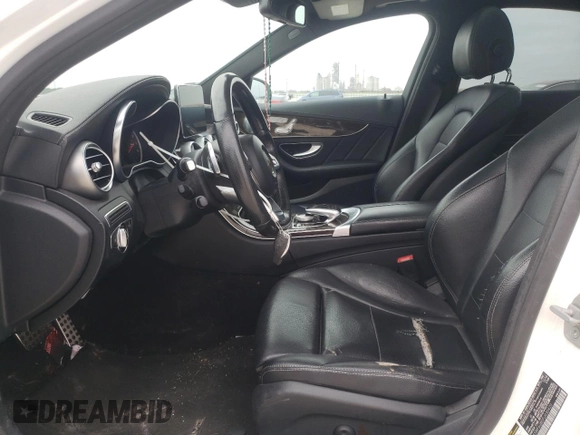 2015 Mercedes-Benz C-Class C 400 with VIN 55SWF6GB0FU030420, listed as a Copart auction lot 46078455 with 114,485 mi miles and Clean Title. Bid and sale history available at carsss.com. Image 7.
