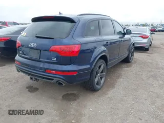 2013 Audi Q7 3.0L TDI Prestige with VIN WA1WMBFE2DD006596, listed as a IAAI auction lot 41879103 with 118,956 mi miles. Bid and sale history available at carsss.com. Image 4.