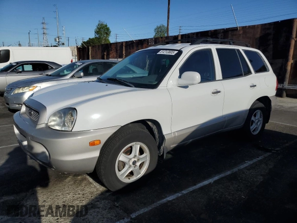 2002 Hyundai Santa Fe GLS with VIN KM8SC13D32U303804, listed as a Copart auction lot 51213805 with 201,919 mi miles and Salvage Title. Bid and sale history available at carsss.com. Image 1.