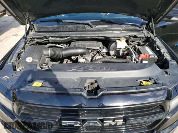 2019 Ram 1500 Laramie with VIN 1C6SRFDT3KN602992, listed as a Copart auction lot 44276045 with 79,272 mi miles and Salvage Title. Bid and sale history available at carsss.com. Image 11.