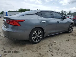 2016 Nissan Maxima SL with VIN 1N4AA6AP0GC379967, listed as a Copart auction lot 60839615 with 107,201 mi miles and Salvage title. Bid and sale history available at DreamBid. Image 3.