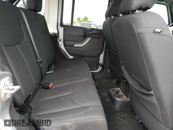 2018 Jeep Wrangler JK Unlimited Sport S with VIN 1C4HJWDG0JL918454, listed as a Copart auction lot 59249404 with 168,911 mi miles and Salvage Title. Bid and sale history available at carsss.com. Image 12.