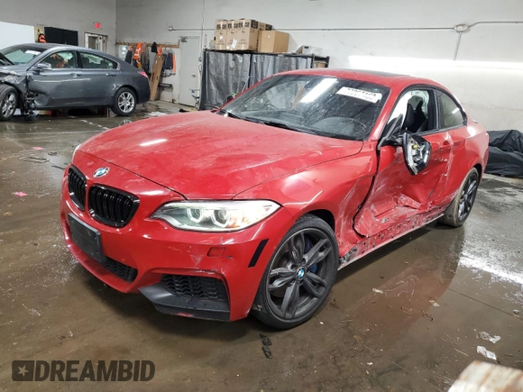 2016 BMW 2 Series M235i xDrive with VIN WBA1J9C53GV372276, listed as a Copart auction lot 77967463 with 79,872 mi miles. Bid and sale history available at carsss.com. Image 1.