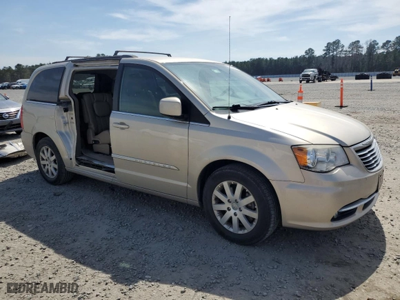 2014 Chrysler Town & Country Touring with VIN 2C4RC1BG7ER372429, listed as a Copart auction lot 49666215 with 98,918 mi miles and Salvage Title. Bid and sale history available at carsss.com. Image 4.