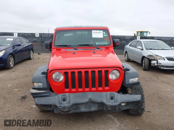 2020 Jeep Wrangler Unlimited Willys with VIN 1C4HJXDN8LW213889, listed as a IAAI auction lot 41561034 with 97,489 mi miles and . Bid and sale history available at DreamBid. Image 13.