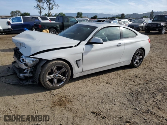 2015 BMW 4 Series 428i with VIN WBA3N7C58FK225159, listed as a Copart auction lot 54072065 with 91,385 mi miles and Salvage Title. Bid and sale history available at carsss.com. Image 1.