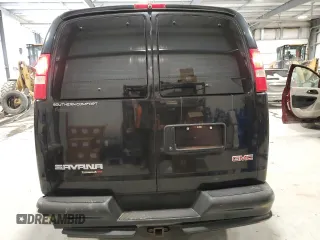 2012 GMC Savana Cargo Van YF7 Upfitter with VIN 1GDS8DC49C1150688, listed as a Copart auction lot 44946485 with 96,026 mi miles and Salvage Title. Bid and sale history available at carsss.com. Image 6.